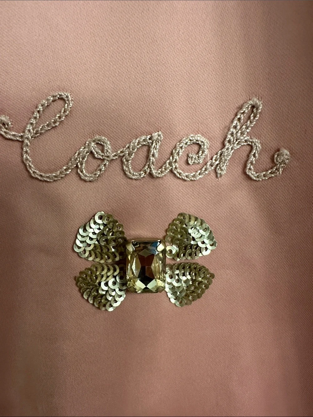 Coach Reversible Satin Varsity Jacket,